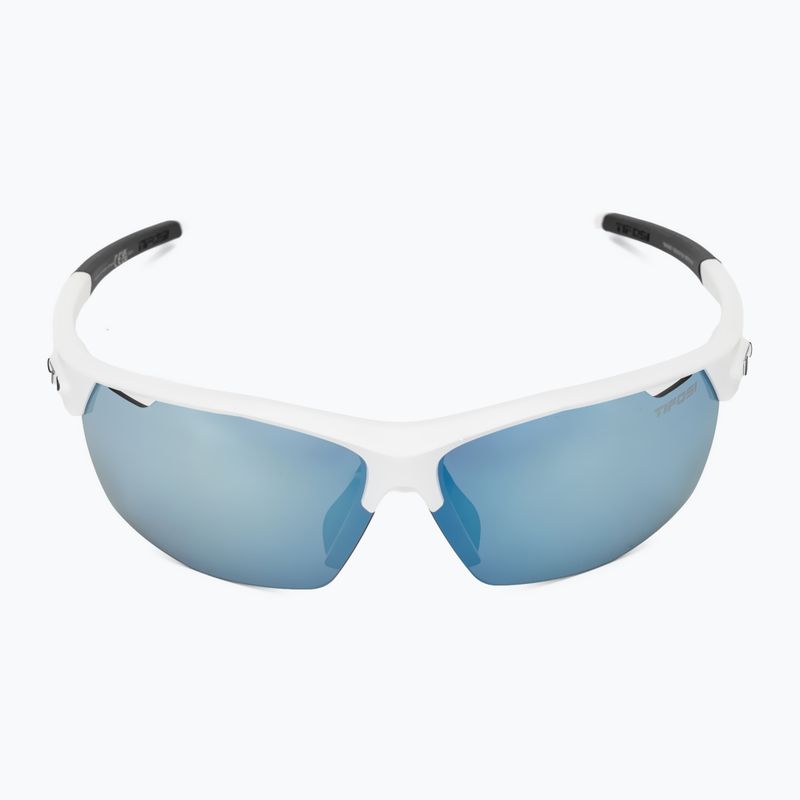 Ochelari de soare Tifosi Navar matte white/smoke bright blue mirror 3