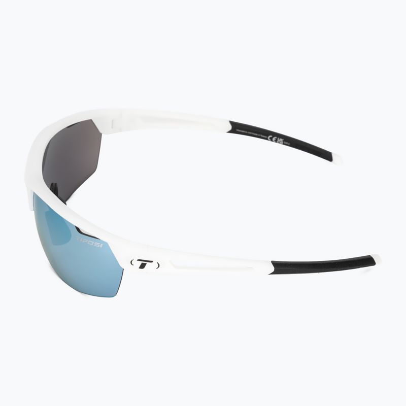 Ochelari de soare Tifosi Navar matte white/smoke bright blue mirror 4