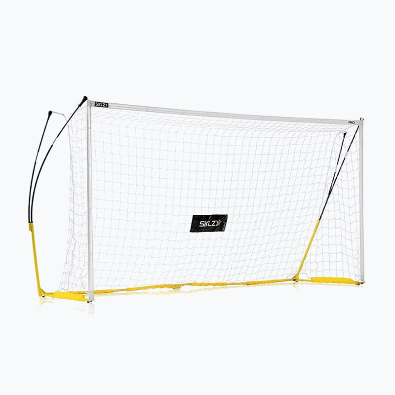 SKLZ Pro Training Goal poartă de fotbal 550 x 230 cm alb și galben 3270