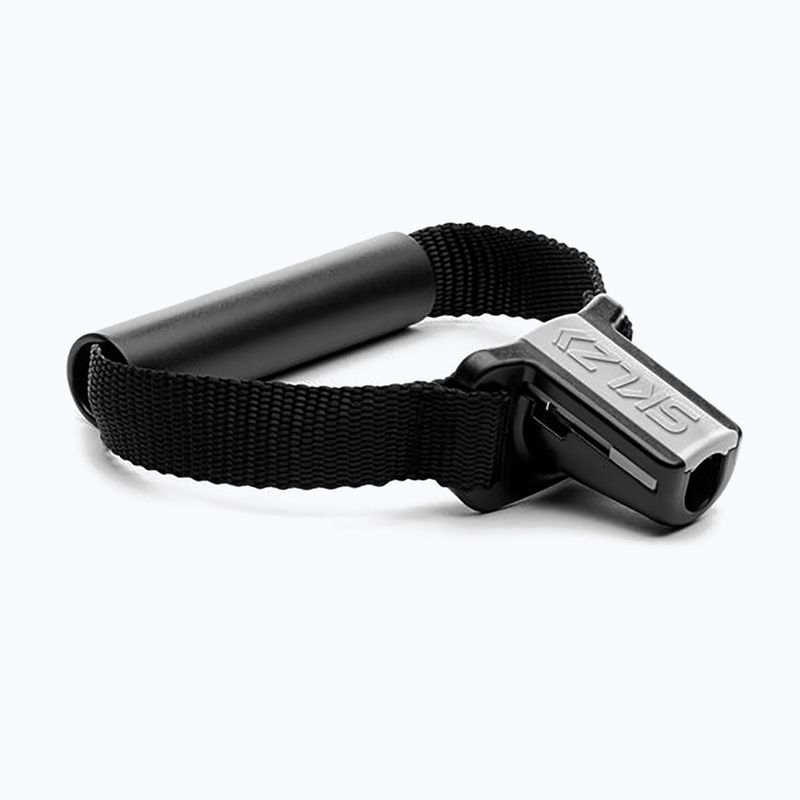 Set de benzi de rezistență SKLZ Resistance Cable Set 25lb (4´Cable + Flex Handle + Door Anchor) portocaliu/negre 2