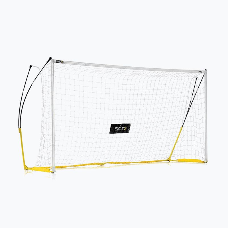 SKLZ Pro Training Goal poartă de fotbal 560 x 190 cm alb și galben 3269