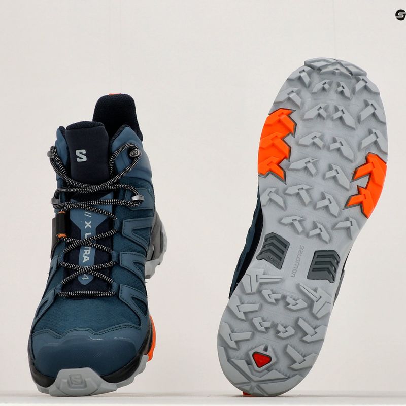 Cizme de trekking pentru bărbați Salomon X Ultra 4 Mid GTX stargazer/negru/s 18