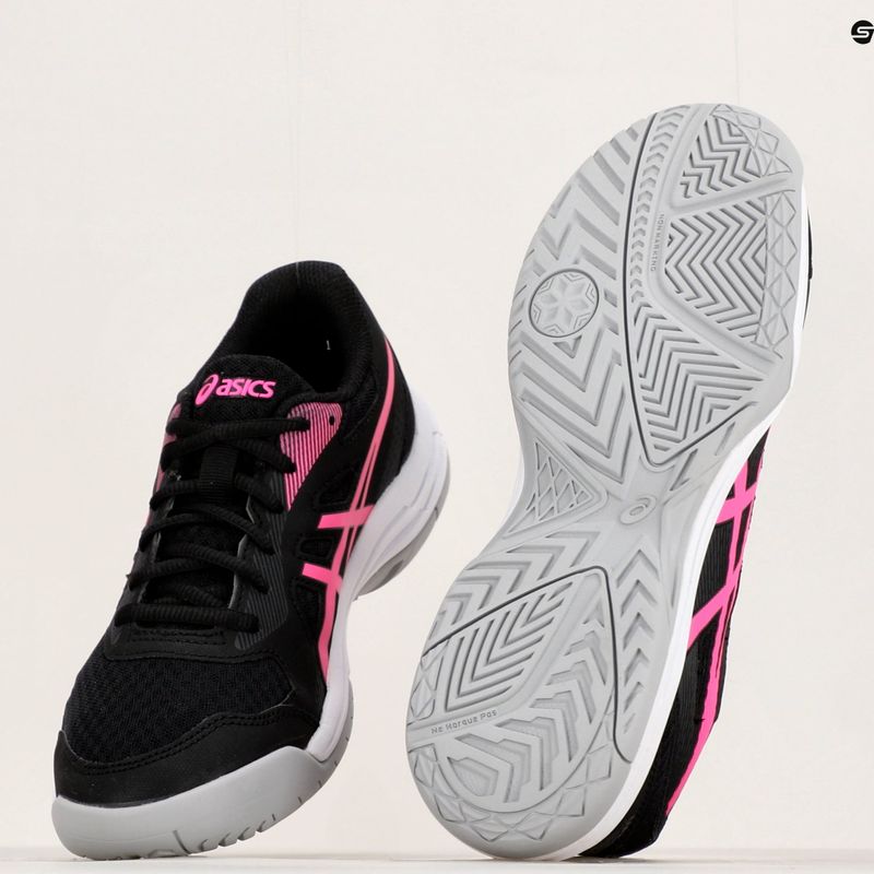 Pantofi de squash pentru femei ASICS Upcourt 5 negru / roz cald 19