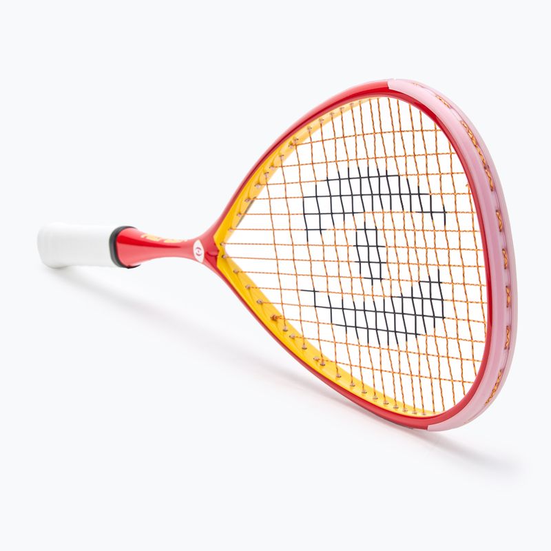 Rachetă de squash Harrow Reflex 120 roșu/ galben/ alb 2