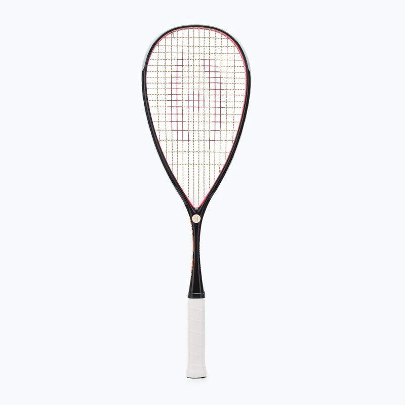 Rachetă de squash Harrow Reflex 125 Tarek Momen Signature negru/ roșu/ galben