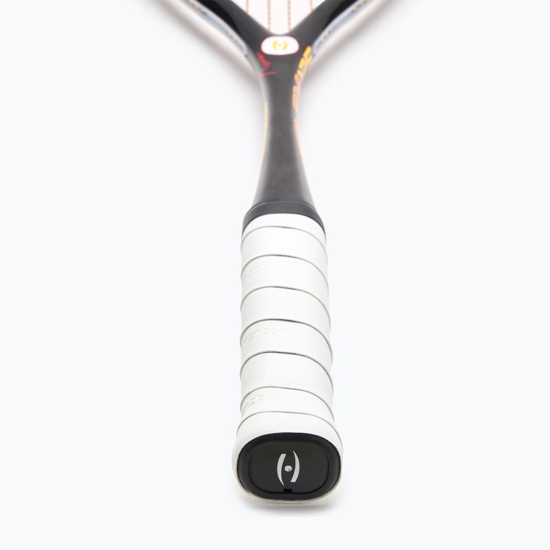 Rachetă de squash Harrow Reflex 125 Tarek Momen Signature negru/ roșu/ galben 3