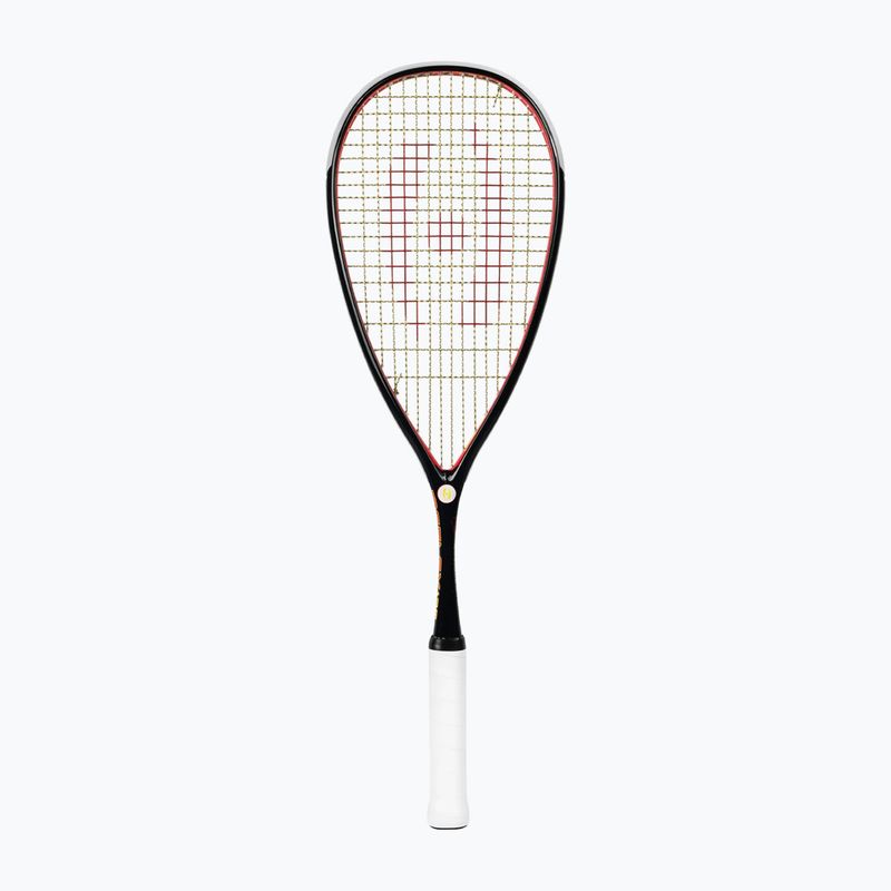 Rachetă de squash Harrow Reflex 125 Tarek Momen Signature negru/ roșu/ galben