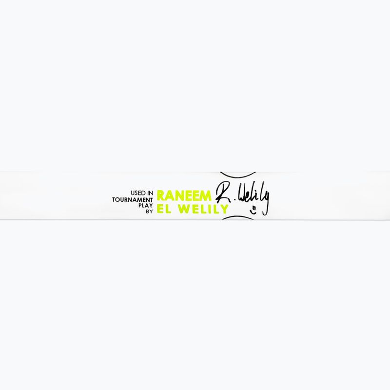 Rachetă de squash Harrow Vapor 115 Raneem El Welily Signature white/lime 9