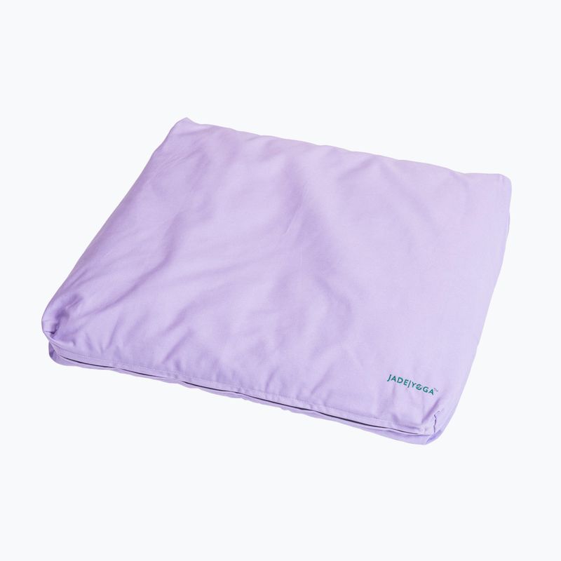 Pernă de meditație JadeYoga Organic Cotton Zabuton Meditation Cushion lavender