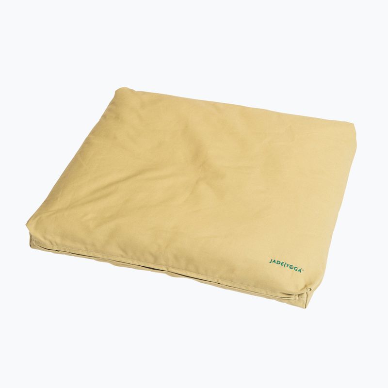 Pernă de meditație JadeYoga Organic Cotton Zabuton Meditation Cushion khaki
