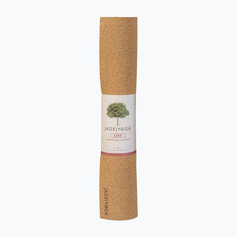 Covoraș de yoga JadeYoga Cork 72'' 4,5 mm natural 6