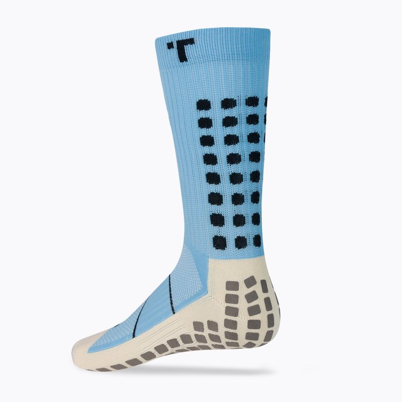 TRUsox Mid-Calf Șosete de fotbal subțiri albastru deschis 3CRW300STHINSKYBLUE 2