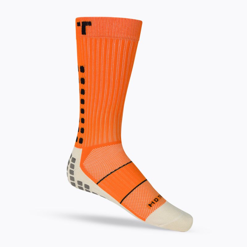 TRUsox Mid-Calf Șosete de fotbal subțiri portocalii 3CRW300STHINORANGE