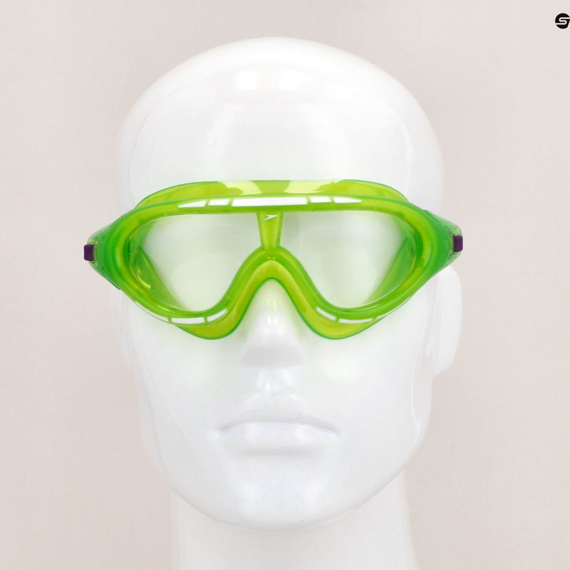 Mască de înot Speedo Biofuse Rift Junior verde 7