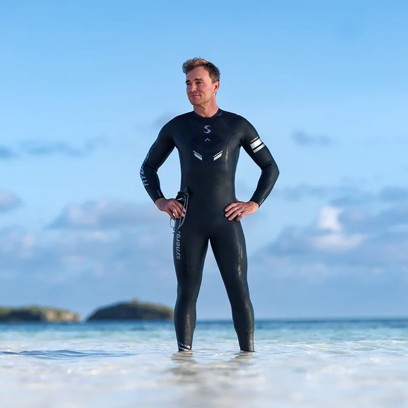 Combinezon de triatlon pentru bărbați Synergy Hybrid EFX4 Full Sleeve Triathlon black 4