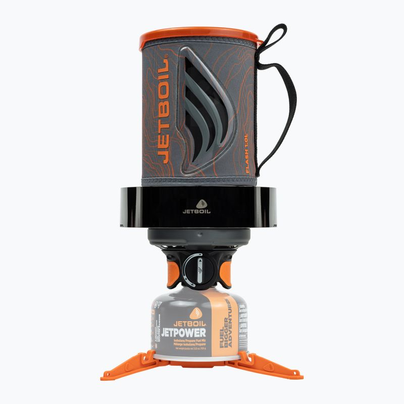 Aragaz de camping Jetboil New Flash Java Personal Cooking System + topo windscreen