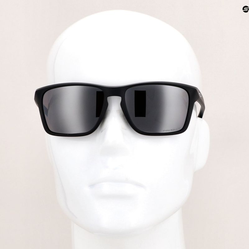 Ochelari de soare polarizați Oakley Sylas negru mat/negru închis/ negru închis 14