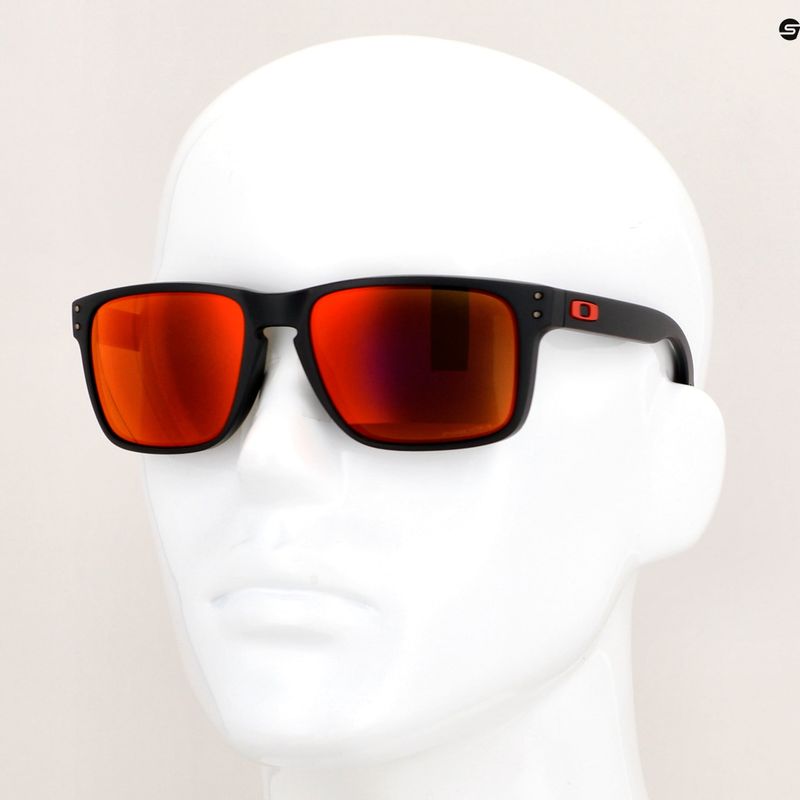 Ochelari de soare Oakley Holbrook XL negru mat/prizm rubin 14