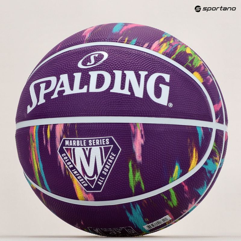 Spalding Marmură de baschet violet 84403Z 6