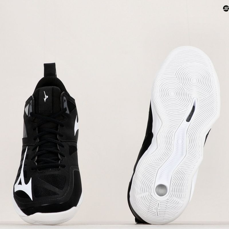 Pantofi de volei pentru bărbați Mizuno Wave Dimension Mid negru V1GA224501 13