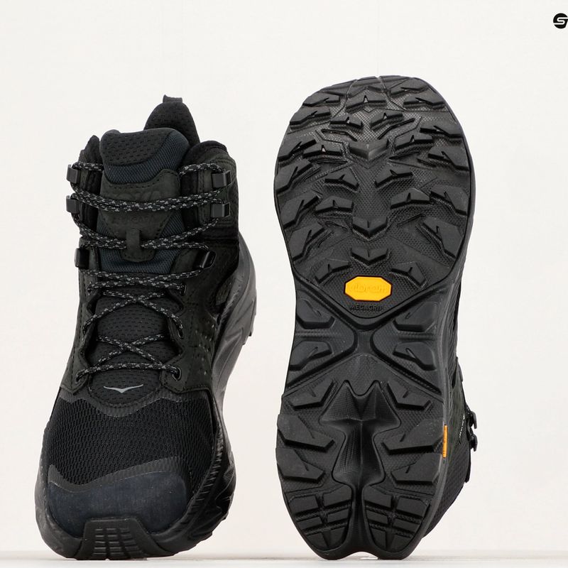 Cizme de trekking pentru bărbați HOKA Anacapa 2 Mid GTX negru/negru 21