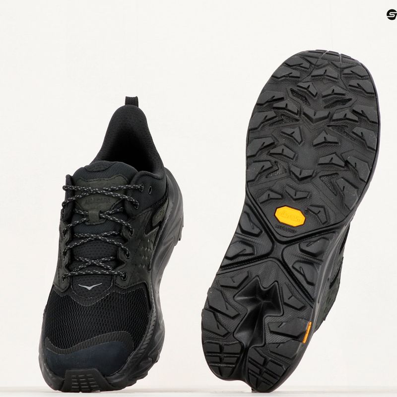 Cizme de trekking pentru bărbați HOKA Anacapa 2 Low GTX negru/negru 13