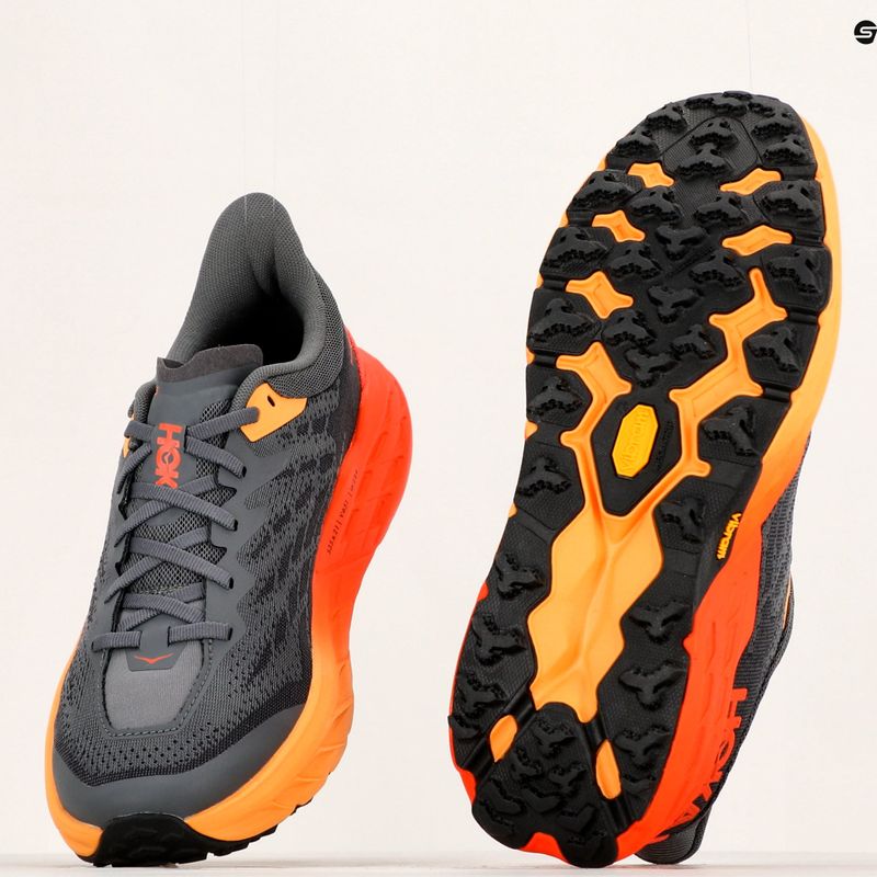Pantofi de alergare pentru bărbați HOKA Speedgoat 5 castlerock/flame 19