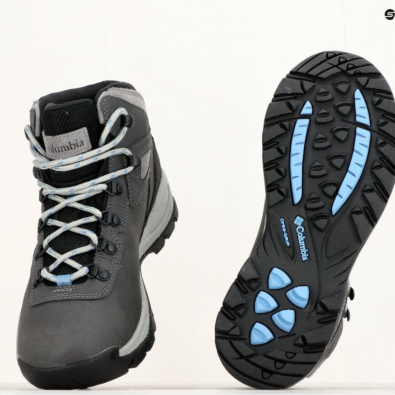 Columbia Newton Ridge Plus quarry/cool wave cizmă de trekking pentru femei 17