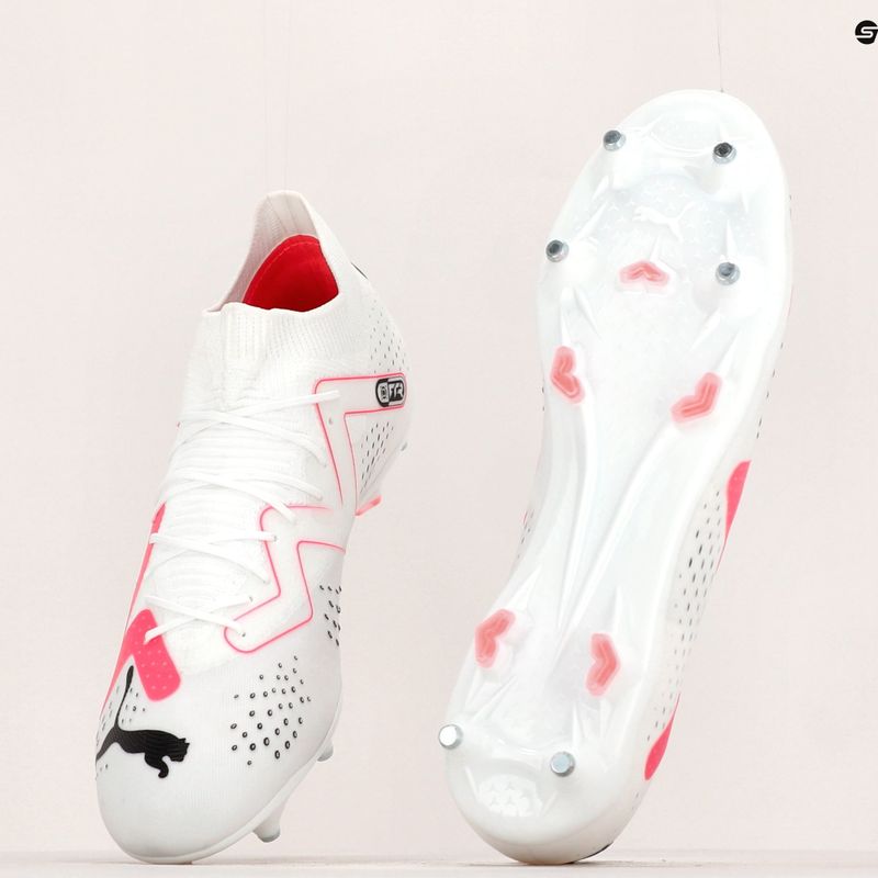 PUMA Future Match MXSG cizme de fotbal pentru bărbați puma alb/puma negru/fire orchid 12