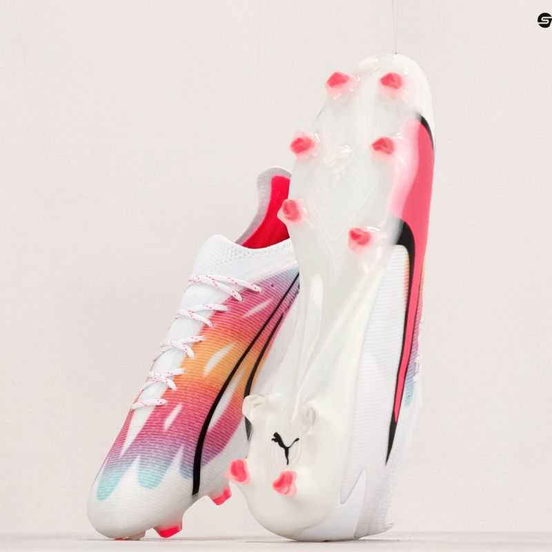 PUMA Ultra Ultimate FG/AG ghete de fotbal pentru bărbați puma alb/pum negru/fire orchid 14