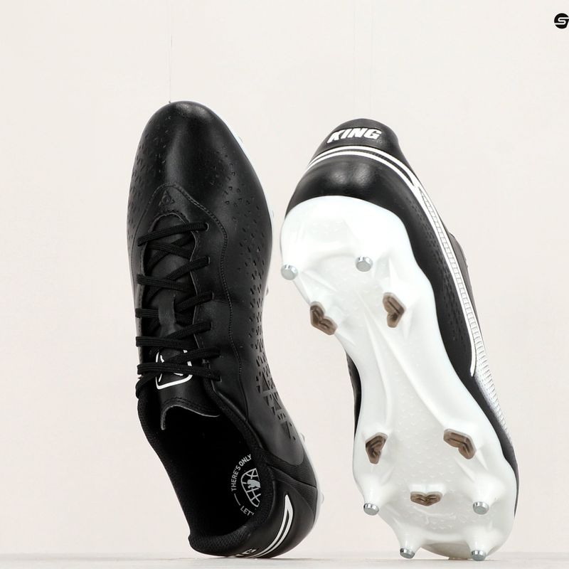 PUMA King Match MXSG ghete de fotbal pentru bărbați puma negru/puma alb 12