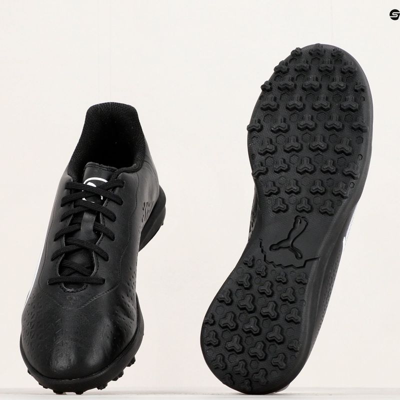 PUMA King Match TT Jr ghete de fotbal pentru copii puma negru/puma alb 18