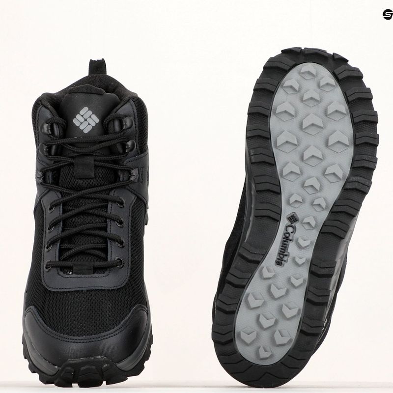 Columbia Trailstorm Ascend Mid WP cizme de trekking pentru bărbați negru/gri închis 15