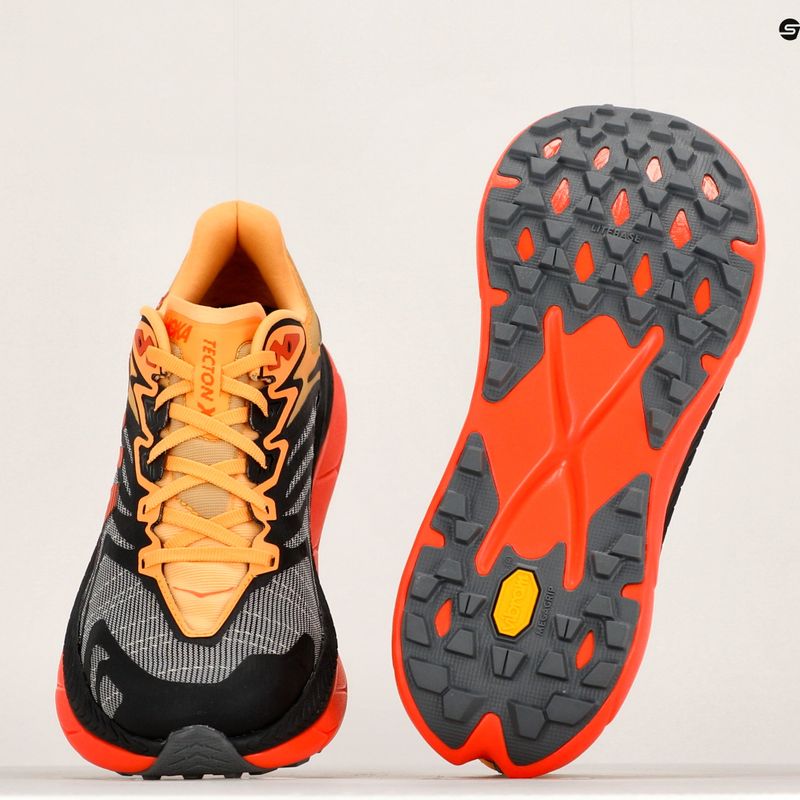 Pantofi de alergare pentru bărbați HOKA Tecton X 2 negru/flame 20