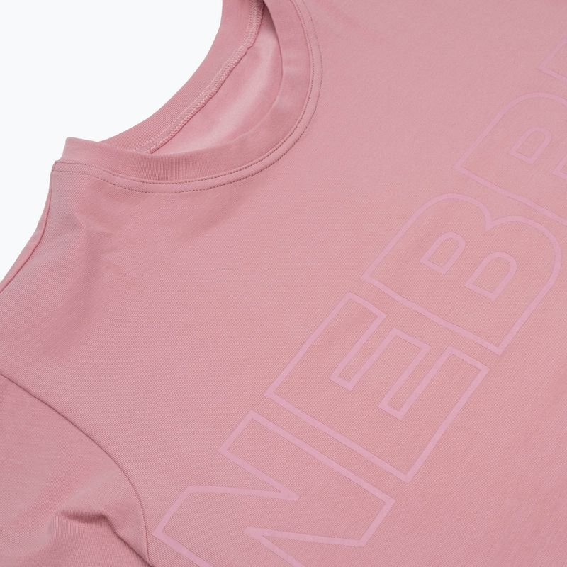Tricou de antrenament pentru femei NEBBIA Invisible Logo old rose 10