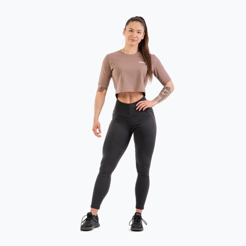 Colanți de antrenament pentru femei NEBBIA Lifting Effect Bubble Butt black 4