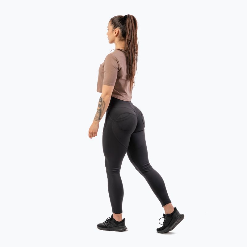 Colanți de antrenament pentru femei NEBBIA Lifting Effect Bubble Butt black 5