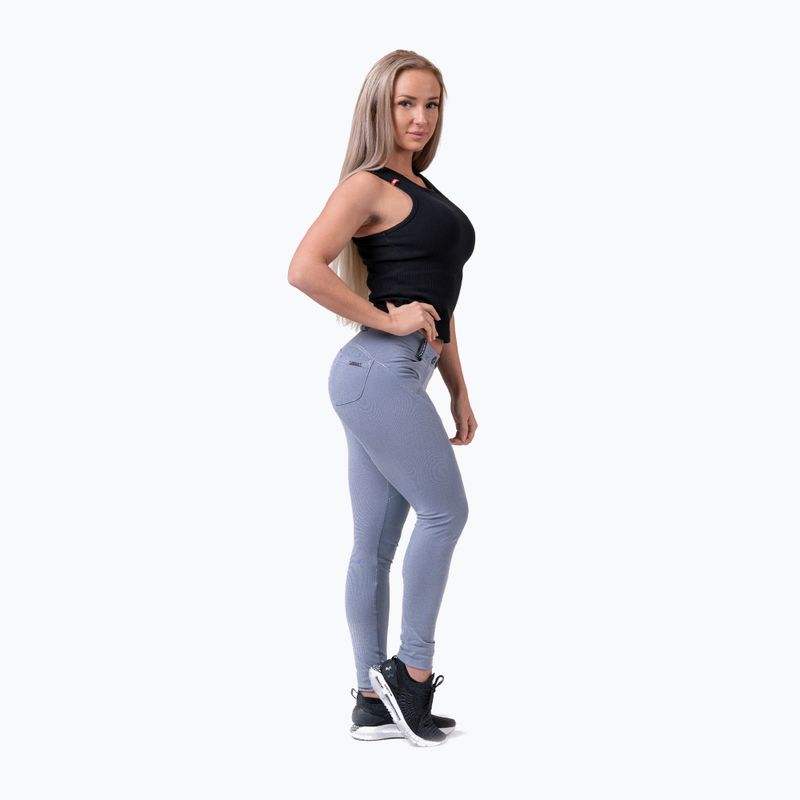 Pantaloni pentru femei NEBBIA Dreamy Edition Bubble Butt albastru deschis
