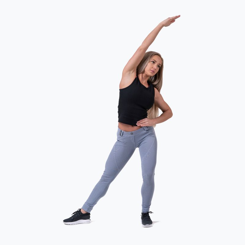 Pantaloni pentru femei NEBBIA Dreamy Edition Bubble Butt albastru deschis