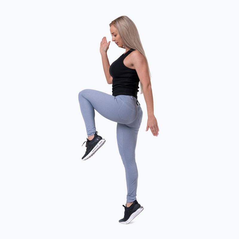 Pantaloni pentru femei NEBBIA Dreamy Edition Bubble Butt albastru deschis