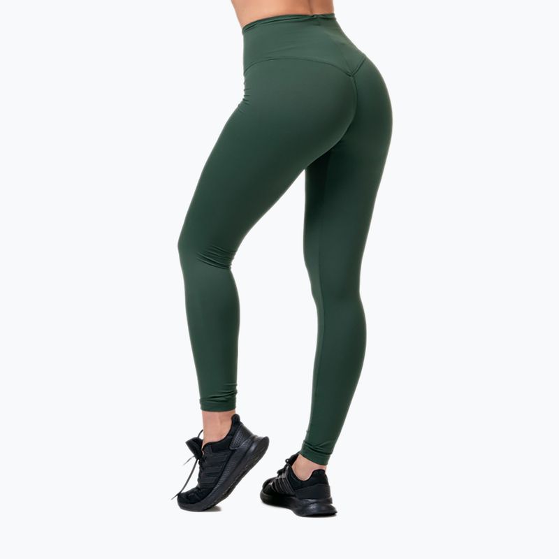 Colanți pentru femei NEBBIA Classic Hero High-Waist verzi 5700910 2