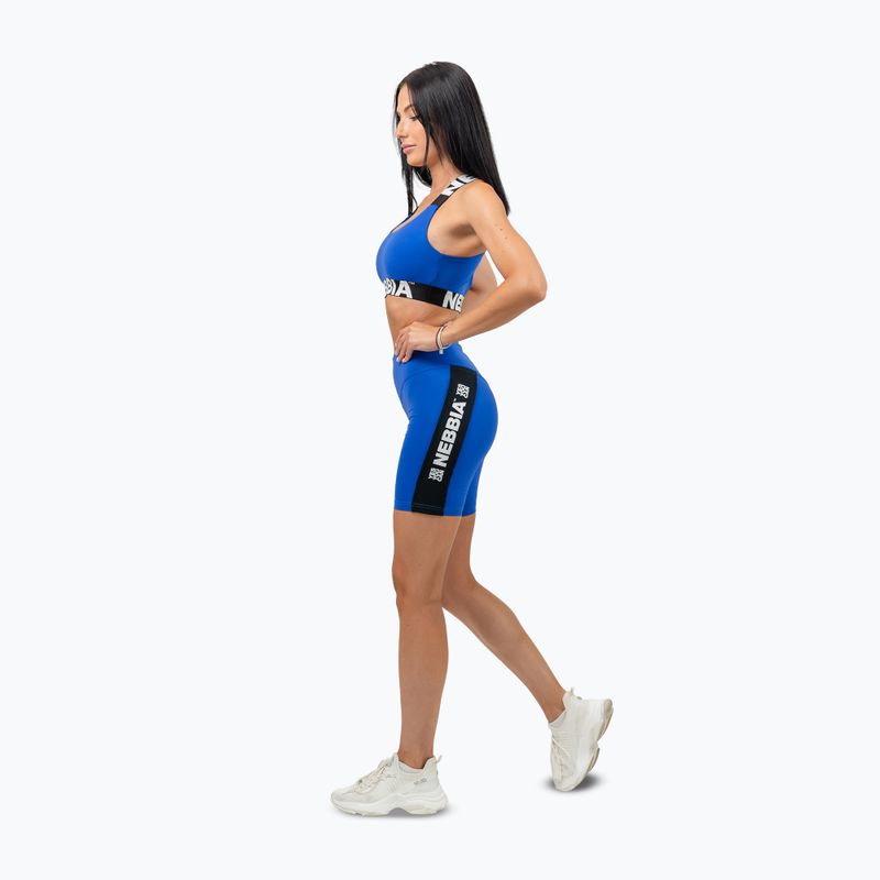 Sutien de antrenament NEBBIA Iconic blue 4