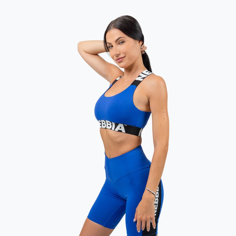 Sutien de antrenament NEBBIA Iconic blue 6