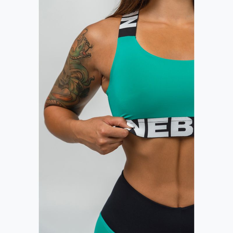 Sutien de antrenament NEBBIA Iconic green 6