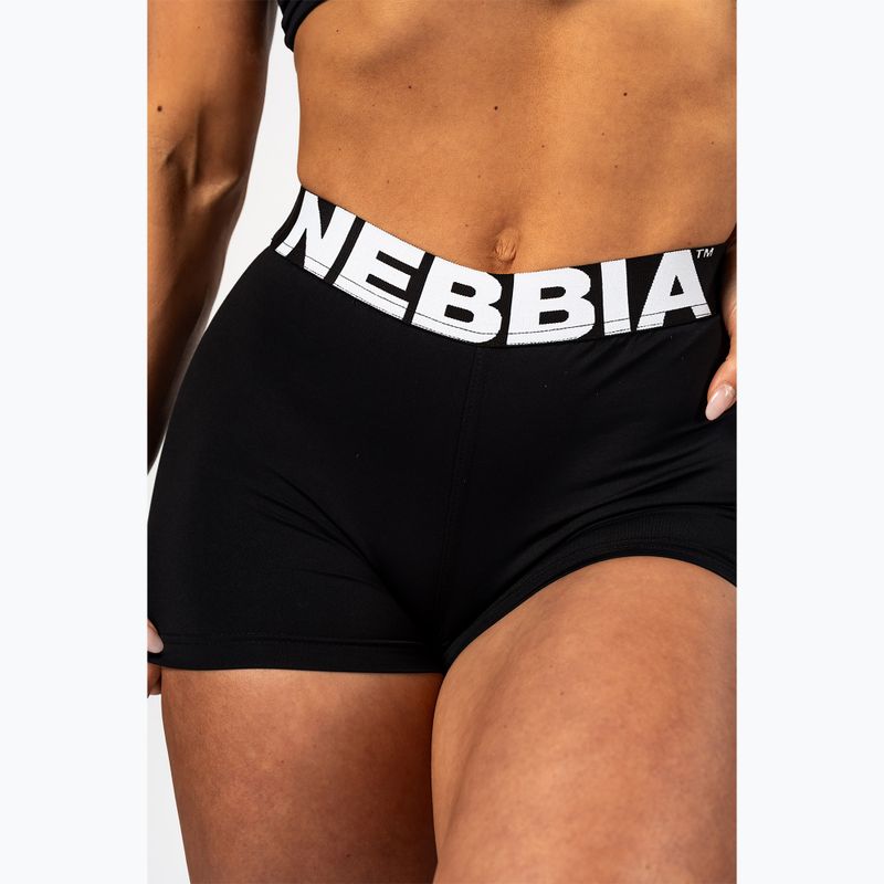 Pantaloni scurți de antrenament pentru femei NEBBIA Glute Pump black 4