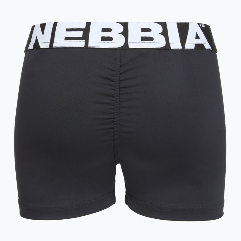 Pantaloni scurți de antrenament pentru femei NEBBIA Glute Pump black 2