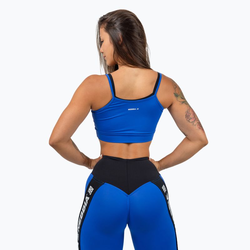 Sutien fitness NEBBIA Flex blue 5