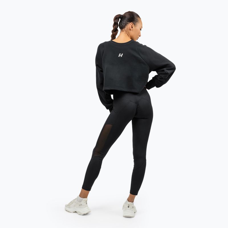 Top de antrenament pentru femei NEBBIA Gym Spirit Crop black 3