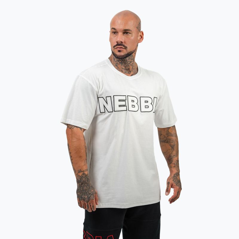 Tricou pentru bărbați NEBBIA Legacy white