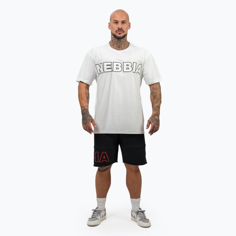 Tricou pentru bărbați NEBBIA Legacy white 2